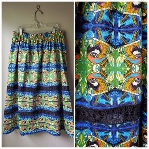 Sam Edelman parrot Midi skirt 12